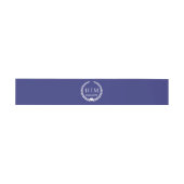 Bandeau De Faire-part Monogramme simple Élégant Mariée et Initiales de c (Plat)
