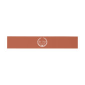 Bandeau De Faire-part Monogramme simple Élégant Mariée et Initiales de c (Plat)