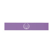 Bandeau De Faire-part Monogramme simple Élégant Mariée et Initiales de c (Plat)