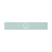 Bandeau De Faire-part Monogramme simple Élégant Mariée et Initiales de c (Plat)