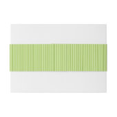 Bandeau De Faire-part Monogramme tropical rose et vert funky (Dos exemple)