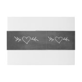 Bandeau De Faire-part Monogramme Vintage (Dos exemple)