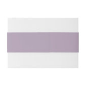 Bandeau De Faire-part Monogrammes Pastel Purple (Dos exemple)