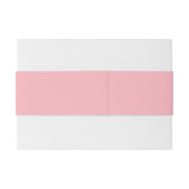 Bandeau De Faire-part Monogrammes rose pâle (Dos exemple)