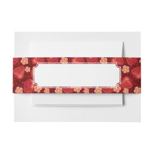 Bandeau De Faire-part Motif 2 2 de fraise