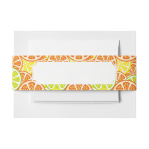 Bandeau De Faire-part Motif 2 d'agrume