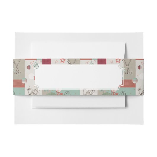 Bandeau De Faire-part Motif 2 d'édredon de bébé (Devant Example)