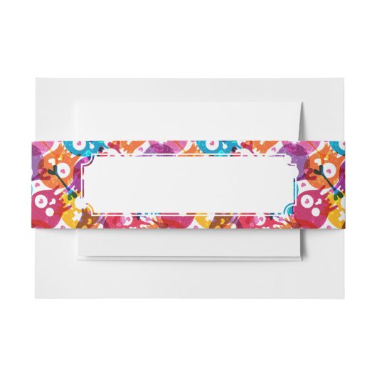 Bandeau De Faire-part Motif 3 de crânes (Devant Example)