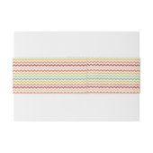 Bandeau De Faire-part Motif 4 de Chevron (Dos exemple)