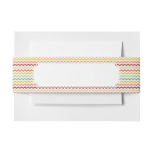Bandeau De Faire-part Motif 4 de Chevron