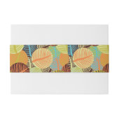 Bandeau De Faire-part Motif abstrait (Dos exemple)