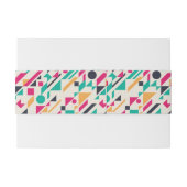 Bandeau De Faire-part Motif abstrait 3 (Dos exemple)