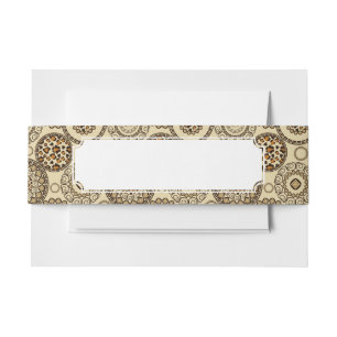 Bandeau De Faire-part Motif africain 3 de peau de guépard