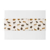 Bandeau De Faire-part Motif animal 1 (Dos exemple)