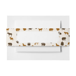 Bandeau De Faire-part Motif animal 1