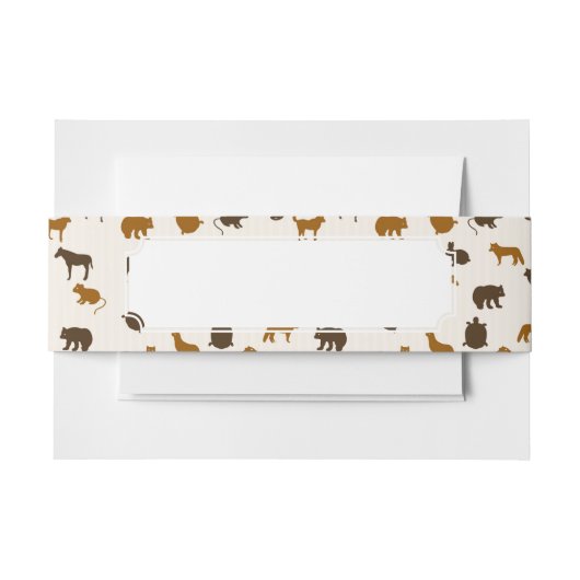 Bandeau De Faire-part Motif animal 1 (Devant Example)