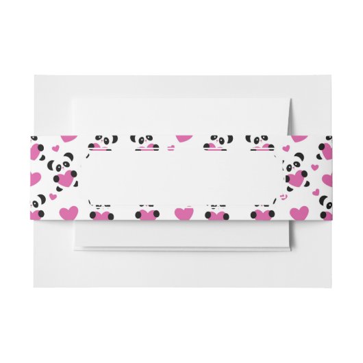 Bandeau De Faire-part Motif au jour de l'amour (Devant Example)