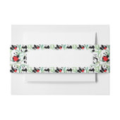 Bandeau De Faire-part motif avec de beaux pandas avec des coeurs (Devant Example)