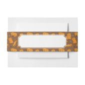 Bandeau De Faire-part Motif avec des chats (Devant Example)