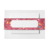 Bandeau De Faire-part Motif avec les oiseaux et les chats mignons (Devant Example)