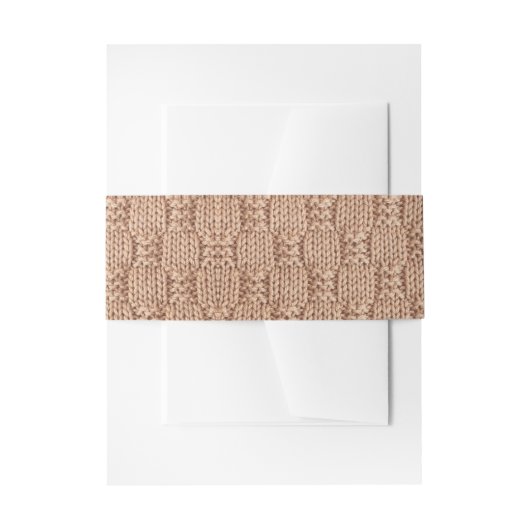 Bandeau De Faire-part Motif Bubble Knit Stitch par Shirley Taylor (Devant example)