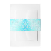 Bandeau De Faire-part Motif Crystal Snowflakes (Devant example)