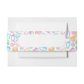 Bandeau De Faire-part Motif d'aliments de préparation rapide (Devant Example)