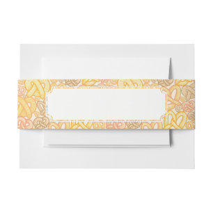 Bandeau De Faire-part Motif de bretzel