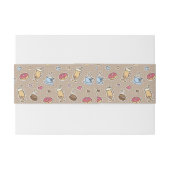 Bandeau De Faire-part Motif de café (Dos exemple)