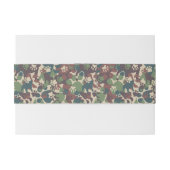 Bandeau De Faire-part Motif de camouflage de chien (Dos exemple)