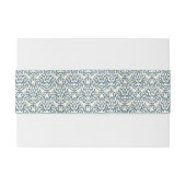 Bandeau De Faire-part Motif de damassé sur l'arrière - plan 2 de (Dos exemple)