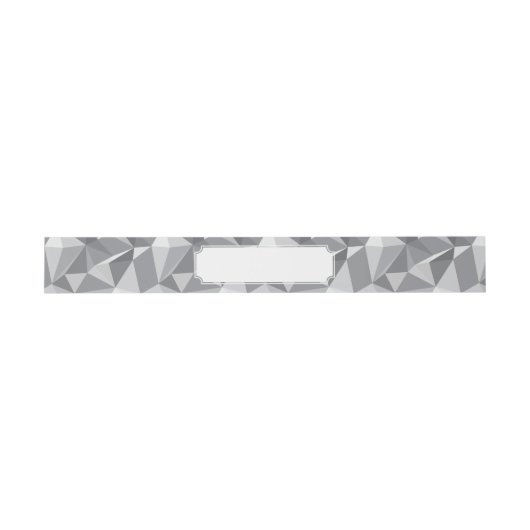 Bandeau De Faire-part Motif de diamant - polygone abstrait (Plat)