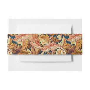 Bandeau De Faire-part Motif de feuille d'acanthe automnal de William Mor
