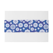 Bandeau De Faire-part motif de fleur (Dos exemple)