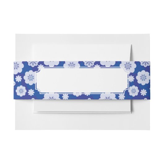 Bandeau De Faire-part motif de fleur (Devant Example)