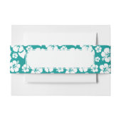 Bandeau De Faire-part Motif de fleur hawaïen de ketmie (Devant Example)