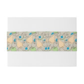 Bandeau De Faire-part Motif de fruits (Dos exemple)