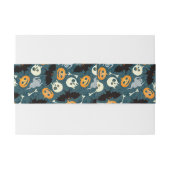 Bandeau De Faire-part Motif de Halloween (Dos exemple)