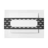 Bandeau De Faire-part Motif de hippie de moustache (Devant Example)