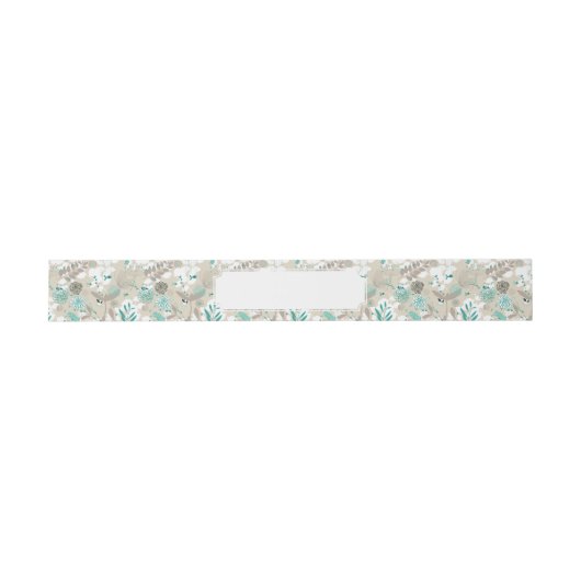 Bandeau De Faire-part Motif de jardin (Plat)