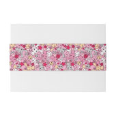 Bandeau De Faire-part Motif de Kawaii (Dos exemple)