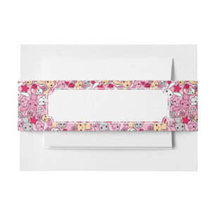 Bandeau De Faire-part Motif de Kawaii
