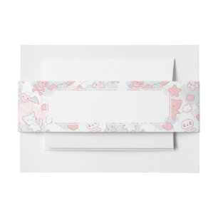 Bandeau De Faire-part motif de kawaii avec le griffonnage