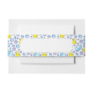 Bandeau De Faire-part motif de lavage