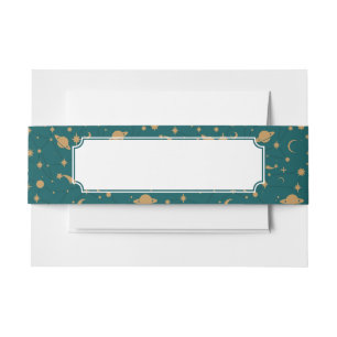 Bandeau De Faire-part Motif de l'espace