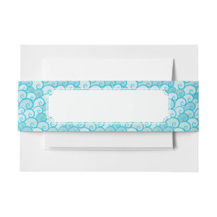 Bandeau De Faire-part Motif de mer