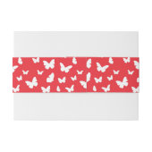 Bandeau De Faire-part Motif de papillon 2 (Dos exemple)