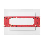 Bandeau De Faire-part Motif de pastèque (Devant Example)