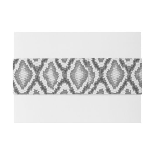 Bandeau De Faire-part Motif de peau de serpent de python (Dos exemple)
