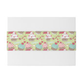 Bandeau De Faire-part Motif de petit gâteau (Dos exemple)